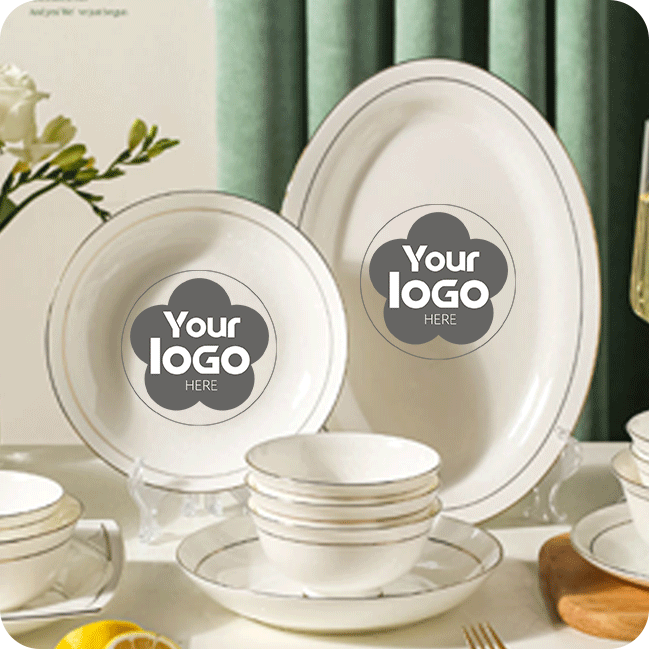 Your Logo Here - Custom Tableware